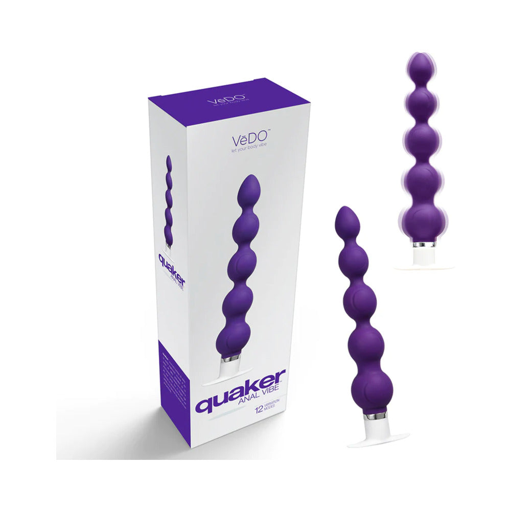 VeDO Quaker Anal Vibe Into You Indigo 