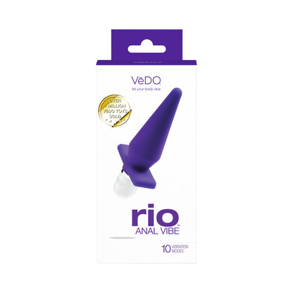 VeDO Rio Anal Vibe Into You Indigo 5