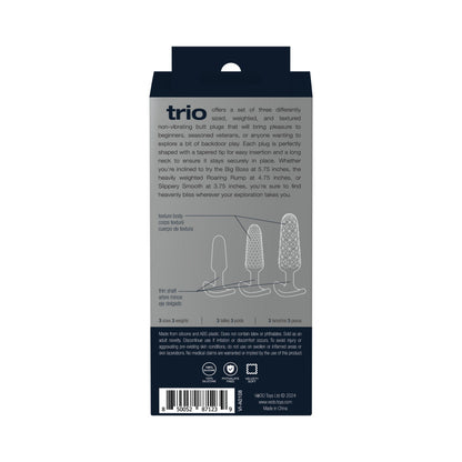 VeDO Trio Anal Plug Set Black 13
