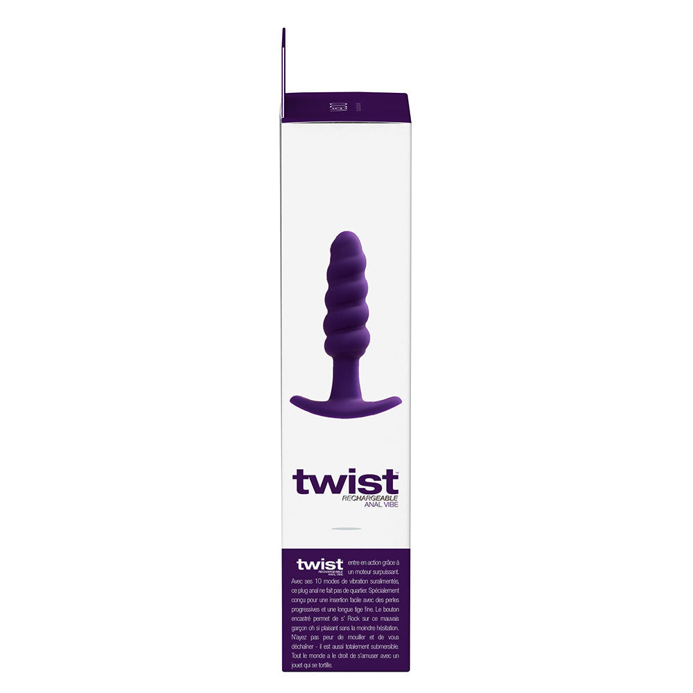 VeDO Twist Rechargeable Silicone Vibrating Anal Plug 12
