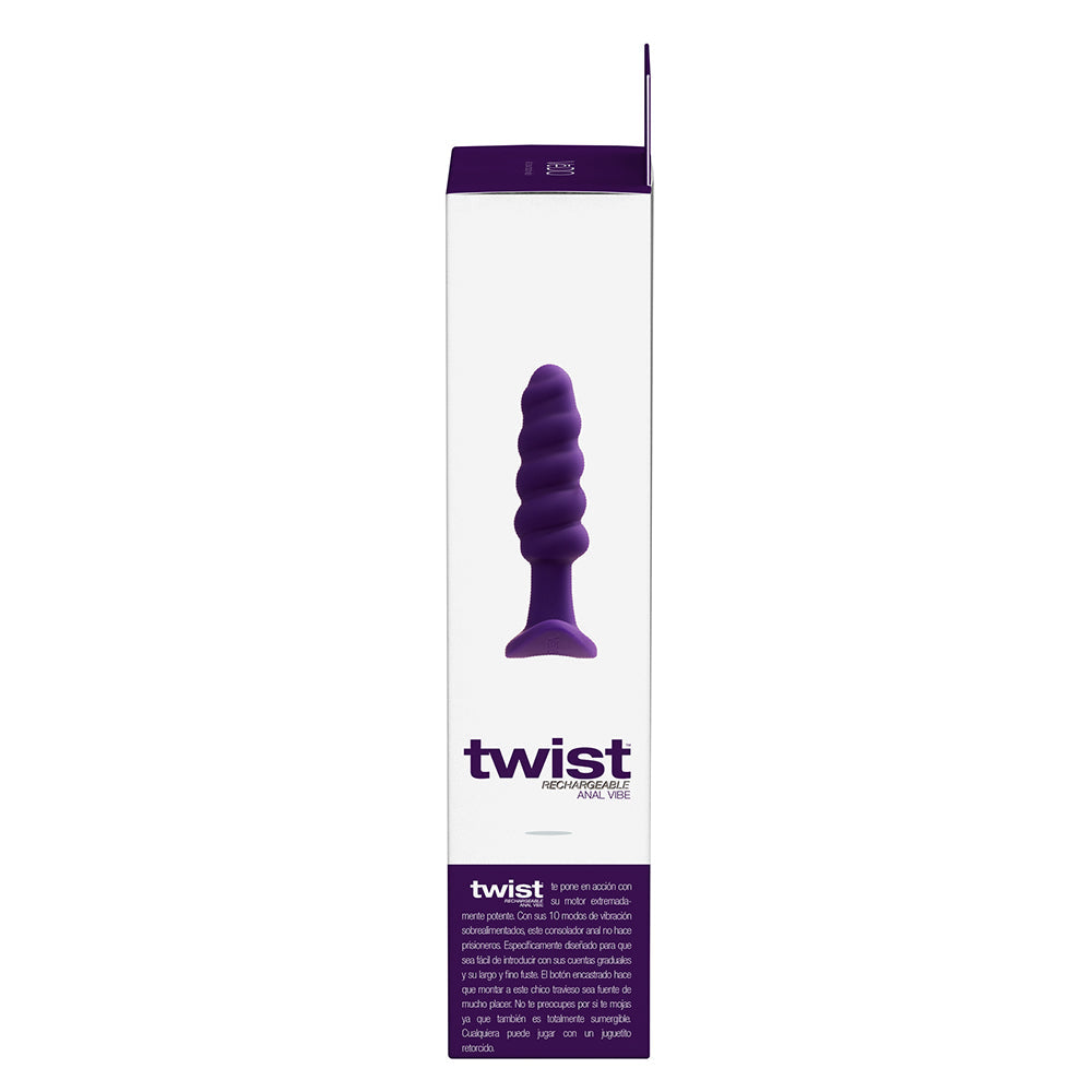 VeDO Twist Rechargeable Silicone Vibrating Anal Plug 13