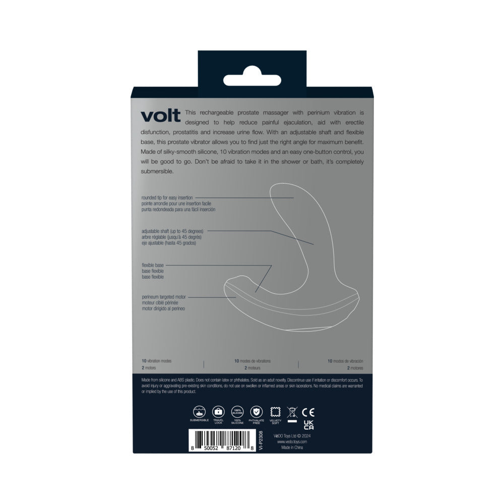 VeDO Volt Rechargeable Prostate Vibe Black 7