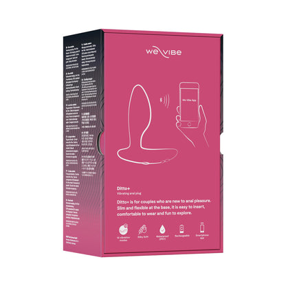 We-Vibe Ditto+ Rechargeable Remote-Controlled Silicone Vibrating Anal Plug 20