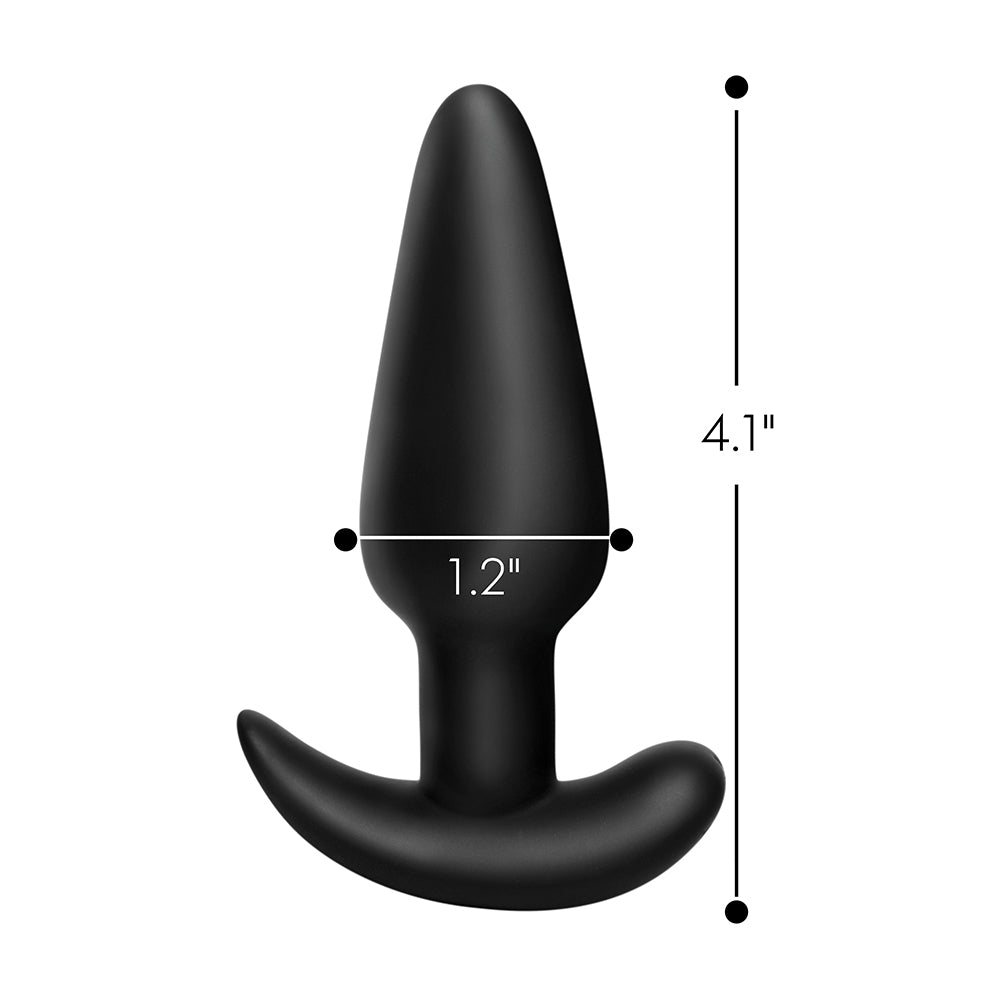 XR Brands BANG! 21X Vibrating Silicone Butt Plug with Remote Control Black9