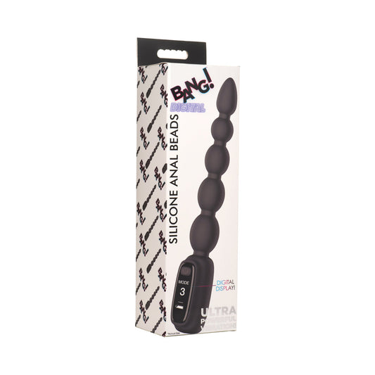 XR Brands BANG! Digital Silicone Anal Beads 