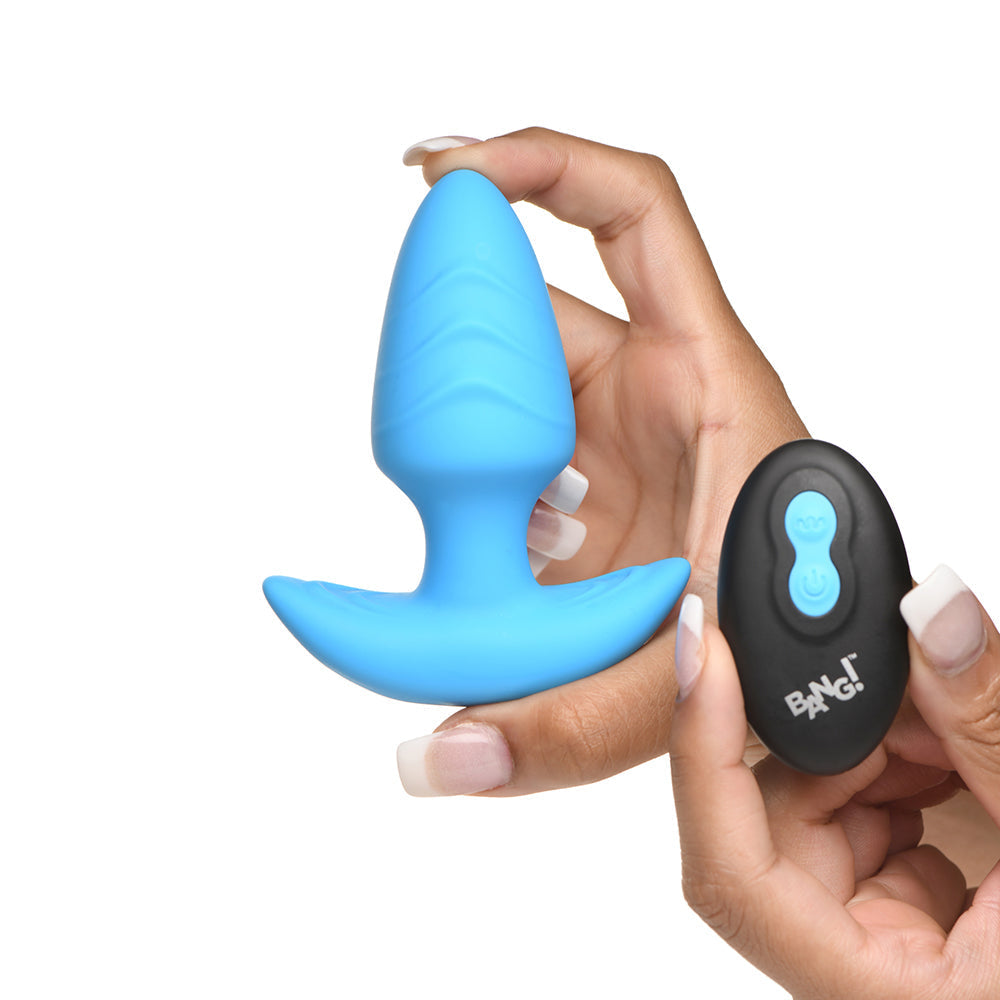XR Brands BANG! Rotating & Vibrating Silicone Butt Plug with Remote22