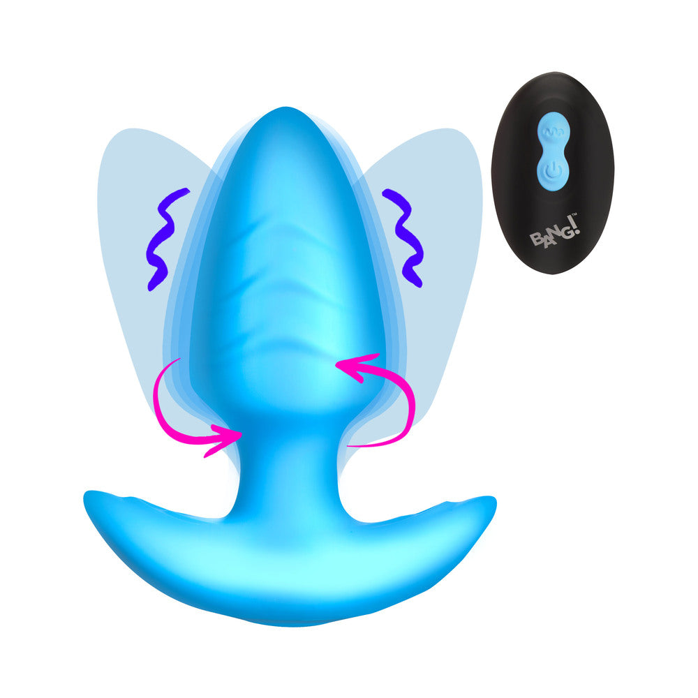 XR Brands BANG! Rotating & Vibrating Silicone Butt Plug with Remote24