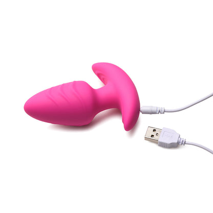 XR Brands BANG! Rotating & Vibrating Silicone Butt Plug with Remote35
