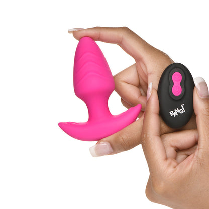 XR Brands BANG! Rotating & Vibrating Silicone Butt Plug with Remote36