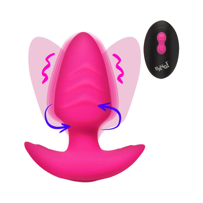 XR Brands BANG! Rotating & Vibrating Silicone Butt Plug with Remote38