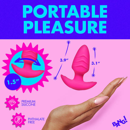 XR Brands BANG! Rotating & Vibrating Silicone Butt Plug with Remote41