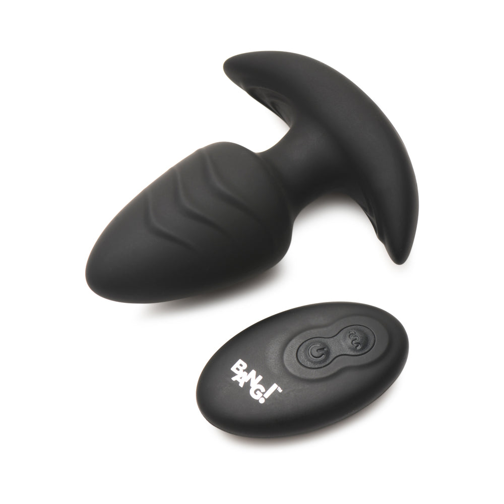 XR Brands BANG! Rotating & Vibrating Silicone Butt Plug with Remote5