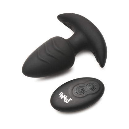 XR Brands BANG! Rotating & Vibrating Silicone Butt Plug with Remote5