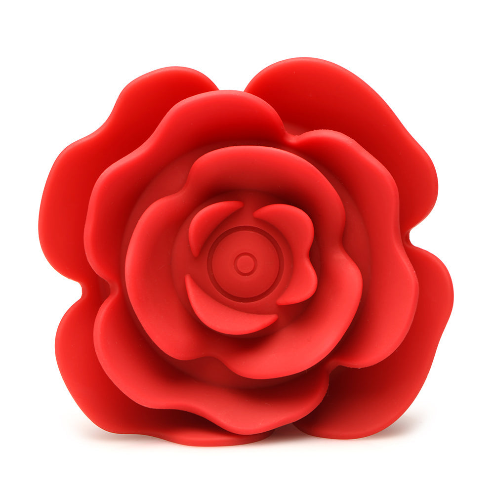 XR Brands Bloomgasm Rose Twirl 10X Vibrating & Rotating Silicone Anal Beads3