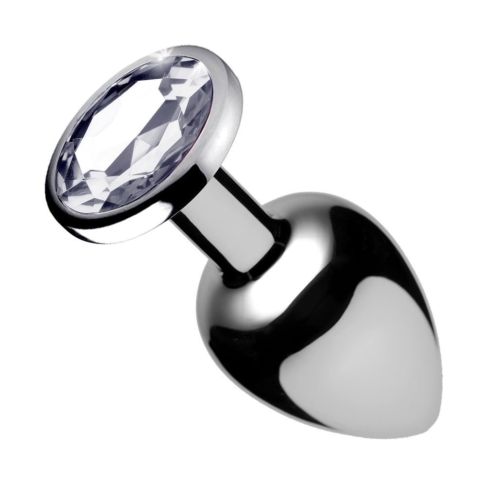 XR Brands Booty Sparks Clear Gem Anal Plug2