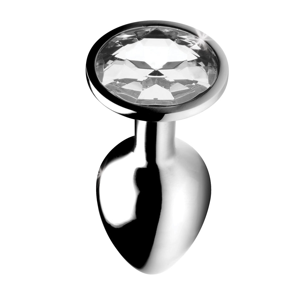 XR Brands Booty Sparks Clear Gem Anal Plug3