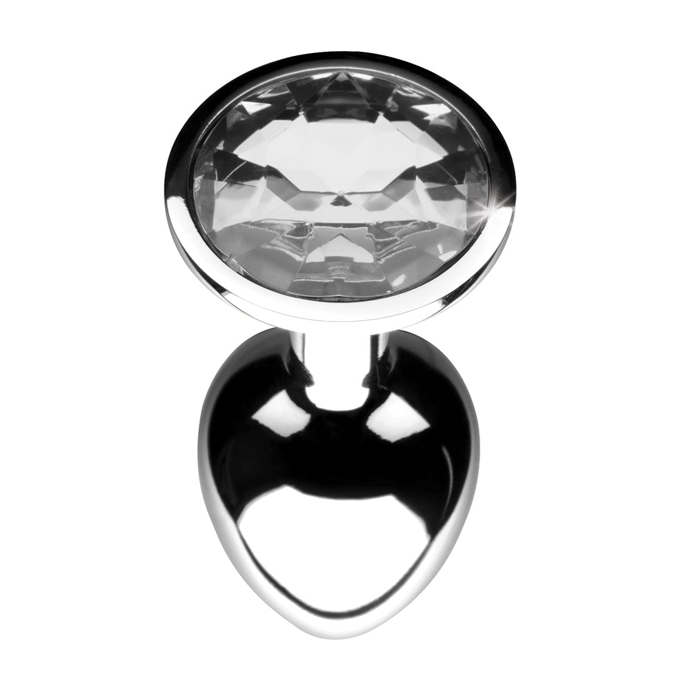 XR Brands Booty Sparks Clear Gem Anal Plug5