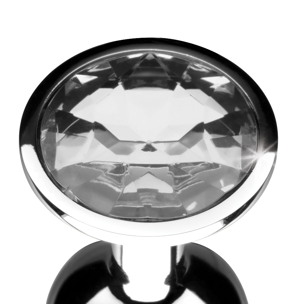 XR Brands Booty Sparks Clear Gem Anal Plug6