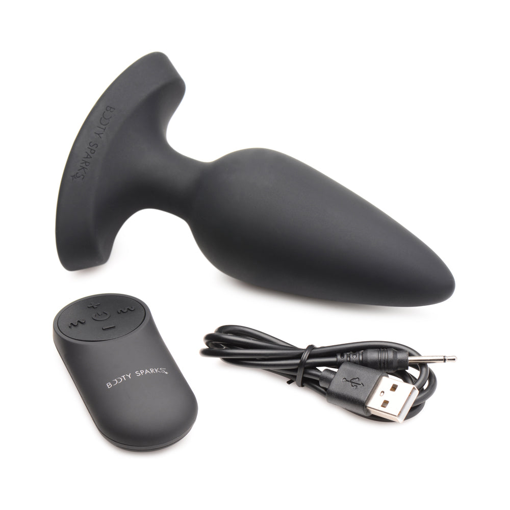 XR Brands Booty Sparks Laser Heart Anal Plug with Remote18