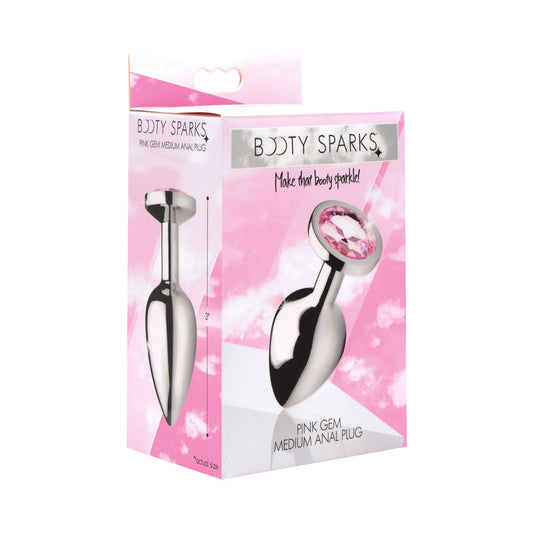 XR Brands Booty Sparks Pink Gem Anal Plug1