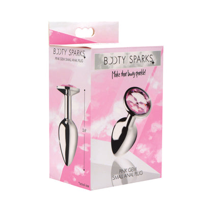 XR Brands Booty Sparks Pink Gem Anal Plug 