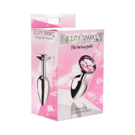 XR Brands Booty Sparks Pink Gem Anal Plug 