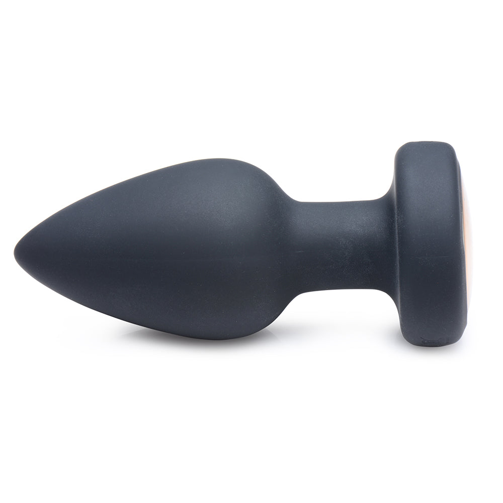 XR Brands Booty Sparks Rechargeable Light Up Vibrating Anal Plug with Remote Control M5