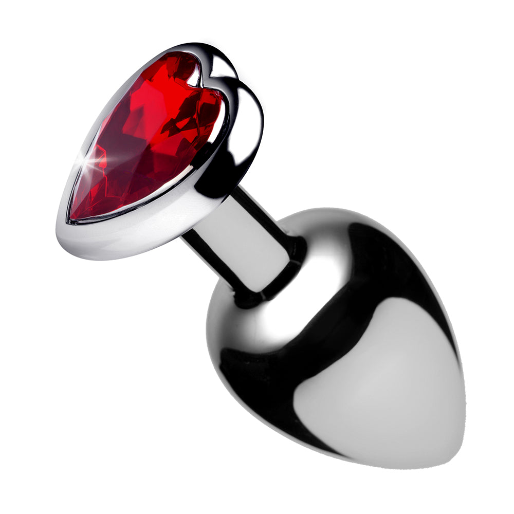XR Brands Booty Sparks Red Heart Gem Anal Plug2