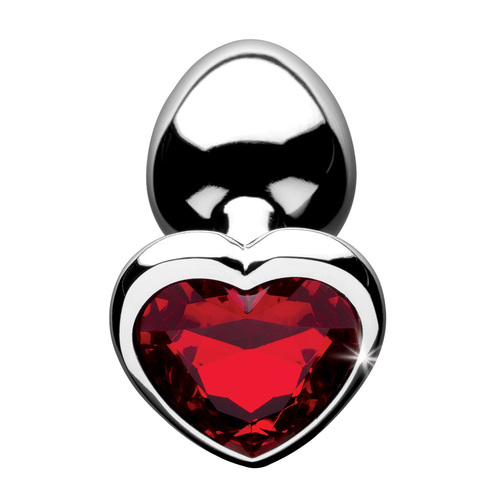 XR Brands Booty Sparks Red Heart Gem Anal Plug5