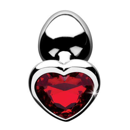 XR Brands Booty Sparks Red Heart Gem Anal Plug5