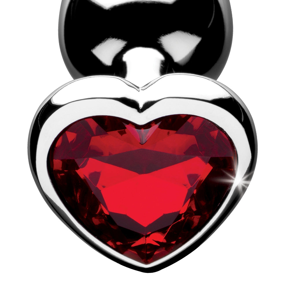 XR Brands Booty Sparks Red Heart Gem Anal Plug6