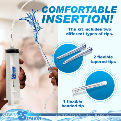 XR Brands CleanStream Enema Syringe with Attachments17