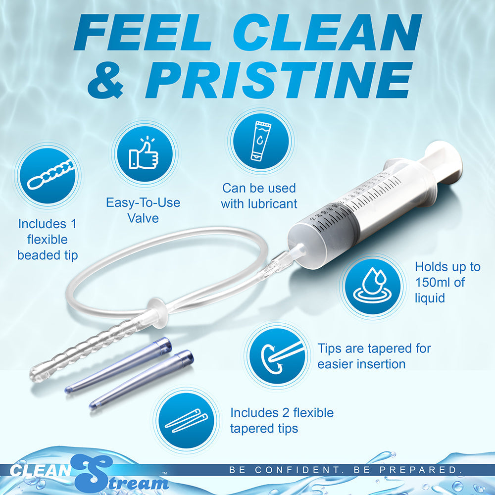 XR Brands CleanStream Enema Syringe with Attachments18