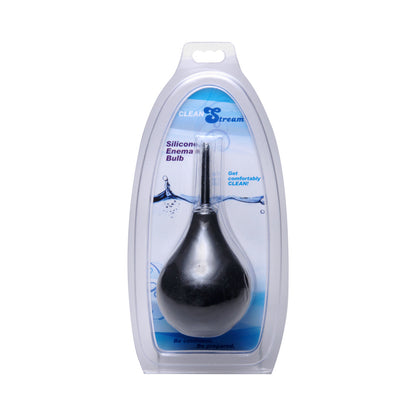 XR Brands CleanStream Thin Tipped Enema Bulb Black 