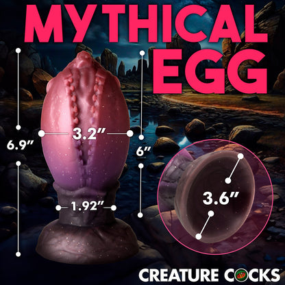 XR Brands Creature Cocks Dragon Hatch Silicone Egg XL10