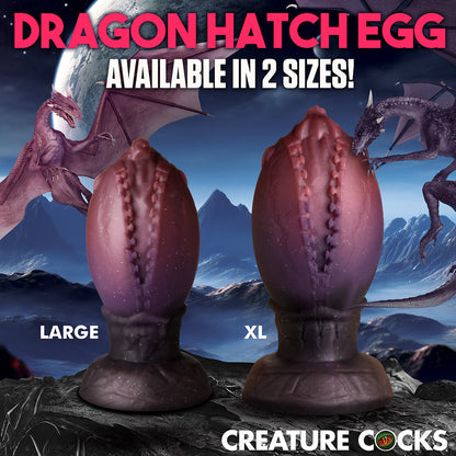 XR Brands Creature Cocks Dragon Hatch Silicone Egg XL7