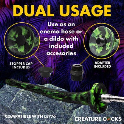 XR Brands Creature Cocks Spitting Serpent Silicone Enema Snake14