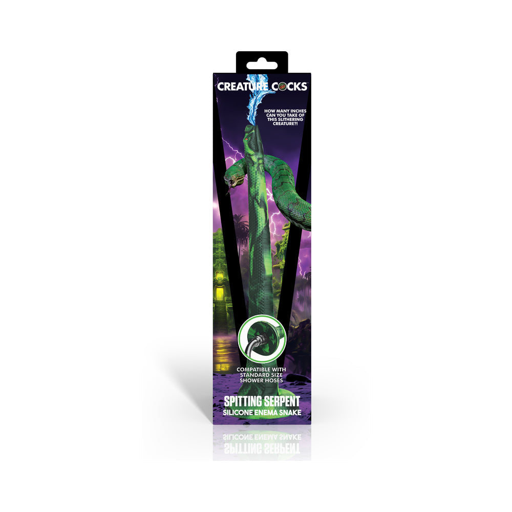 XR Brands Creature Cocks Spitting Serpent Silicone Enema Snake16