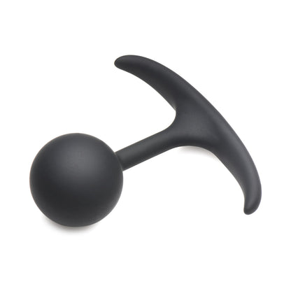 XR Brands Heavy Hitters Comfort Plugs Premium Silicone 3.3 in. Weighted Round Plug3