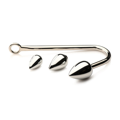XR Brands Master Series Anal Hook Trainer Anal Hook with 3 Plugs 1