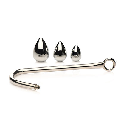 XR Brands Master Series Anal Hook Trainer Anal Hook with 3 Plugs 2