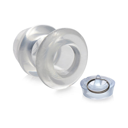 XR Brands Master Series Ass Bung Clear Hollow Anal Dilator 3 in. 2
