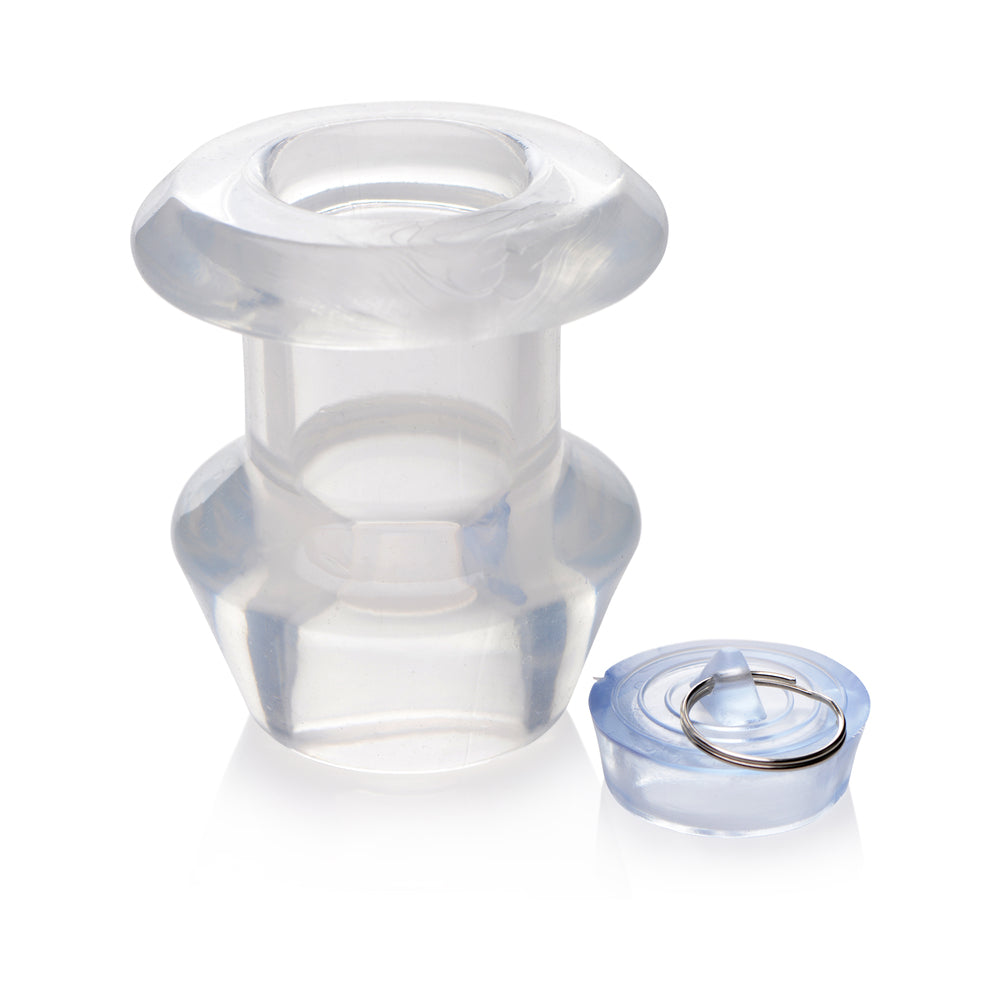 XR Brands Master Series Ass Bung Clear Hollow Anal Dilator 3 in. 5