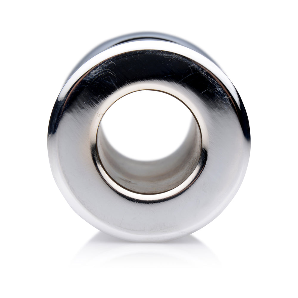 XR Brands Master Series Small Abyss Steel Hollow Anal Plug 7