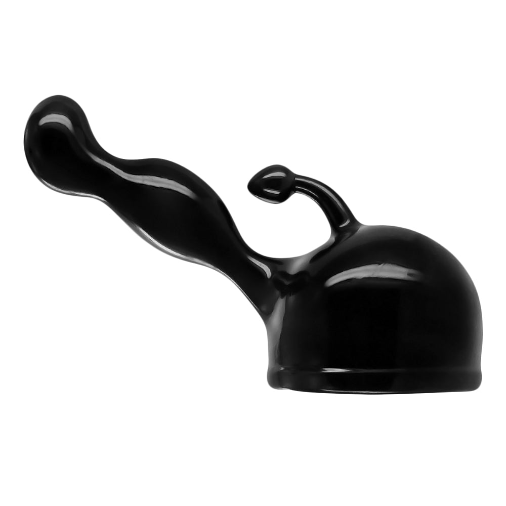 XR Brands Wand Essentials P-Spot Wand Attachment Black 1