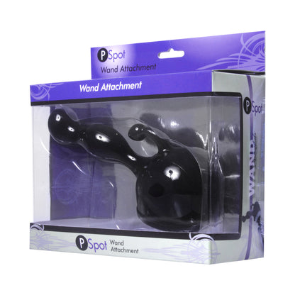 XR Brands Wand Essentials P-Spot Wand Attachment Black 