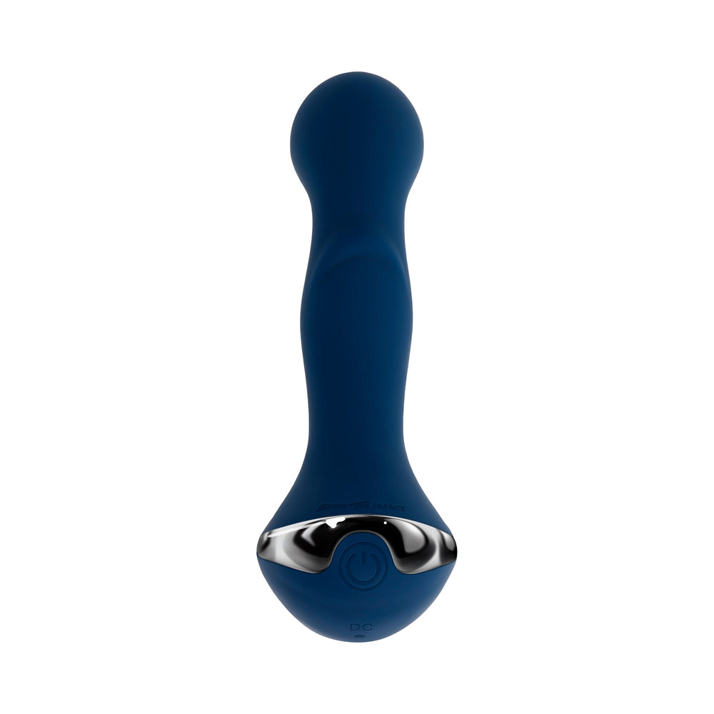 Zero Tolerance Blue Oasis Rechargeable Vibrating Prostate Vibrator Silicone Blue 4