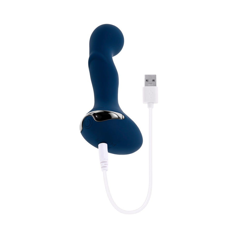 Zero Tolerance Blue Oasis Rechargeable Vibrating Prostate Vibrator Silicone Blue 6