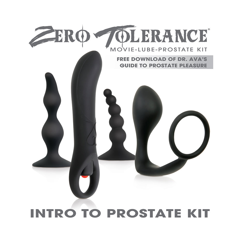 Zero Tolerance Intro To Prostate Kit 4-Piece Anal Play Set With DVD 14