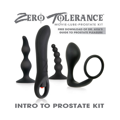 Zero Tolerance Intro To Prostate Kit 4-Piece Anal Play Set With DVD 14